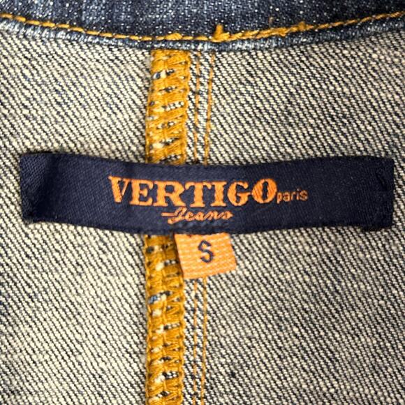 Vertigo Paris Jeans Women’s Denim Jacket Size Small - Picture 3 of 8